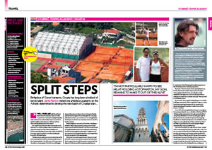 Stobrec Tennis Academy Article - Croatia, birthplace of Goran Ivanisevic, has long been a hotbed of tennis talent ... click here for pdf
